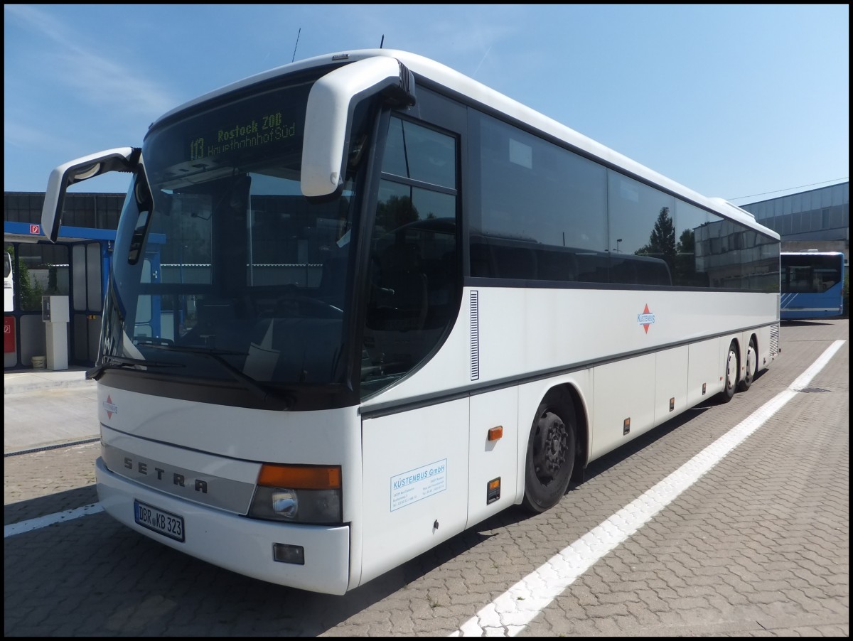 Setra 317 UL der K�stenbus GmbH in Rostock. 