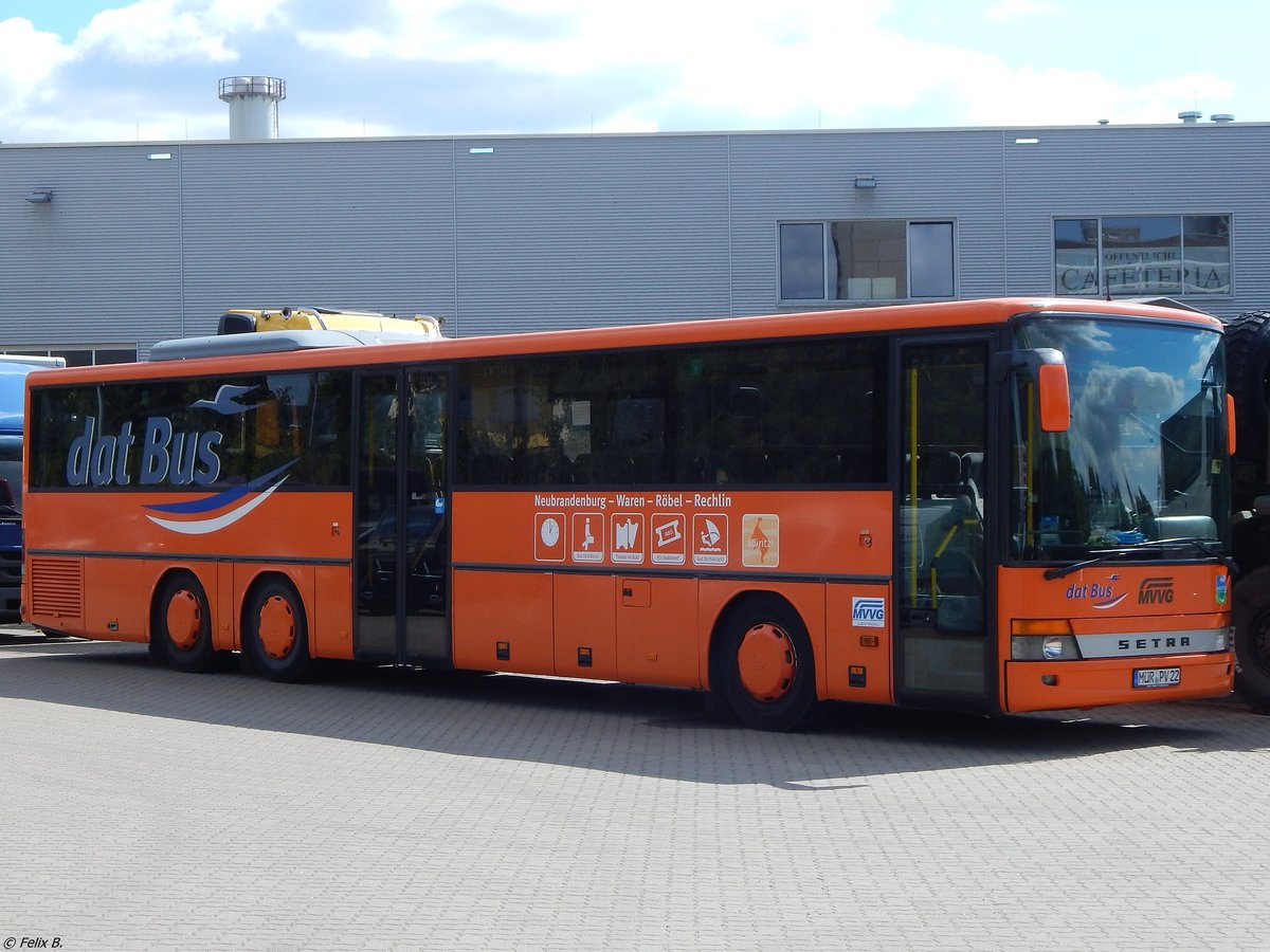 Setra 317 UL der MVVG in Neubrandenburg.