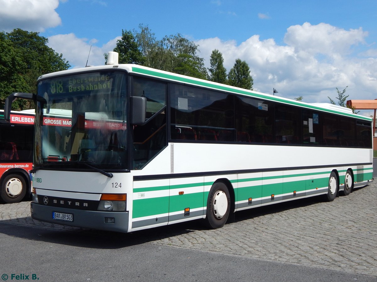 Setra 319 NF der Barnimer Busgesellschaft in Eberswalde.