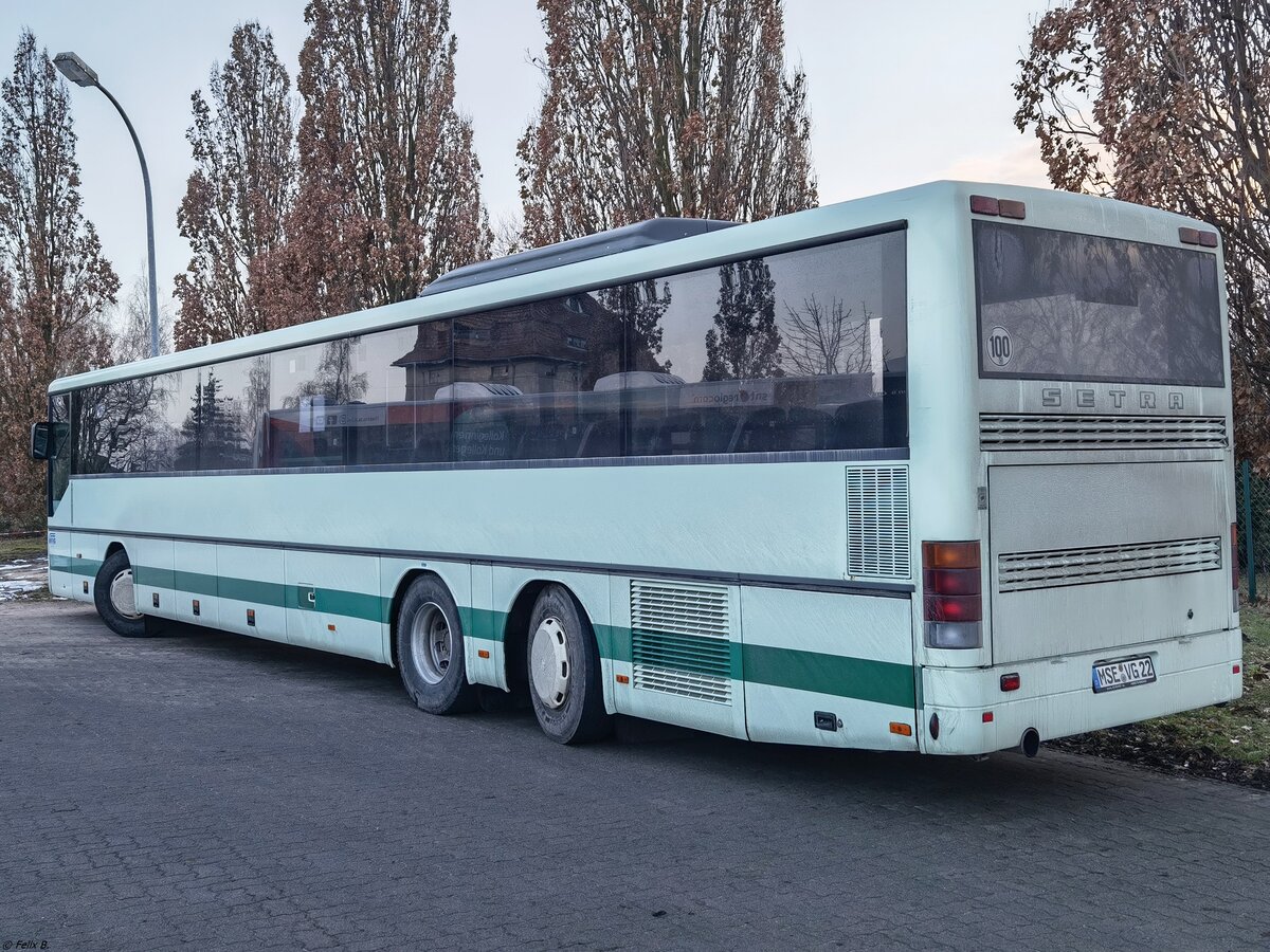 Setra 319 UL der MVVG (ex Nahverkehr GmbH Elbe-Elster/EE-N 231) in Friedland.