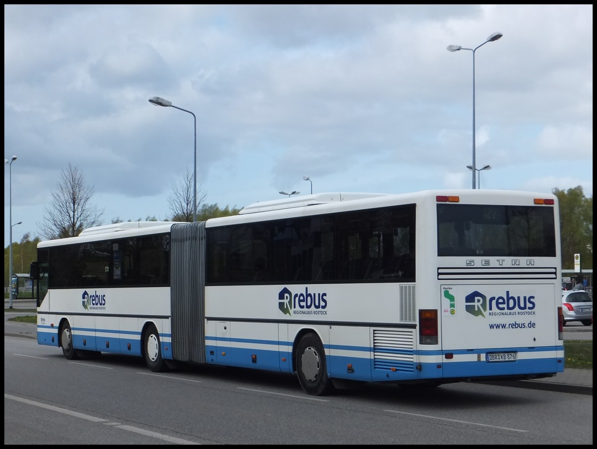 Setra 321 UL von Regionalbus Rostock in Rostock.