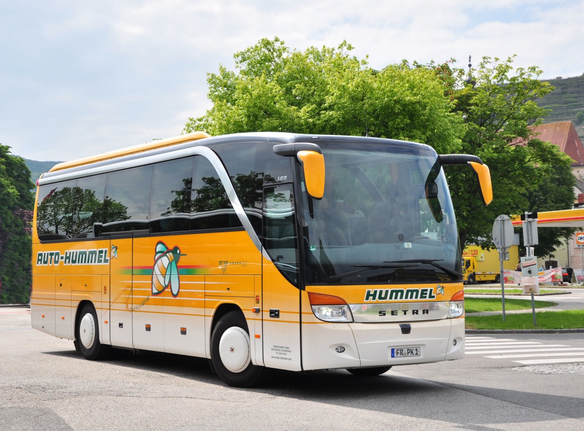 SETRA 411 HD von Auto Hummel / BRD am 25.5.2013 in Krems an der Donau.