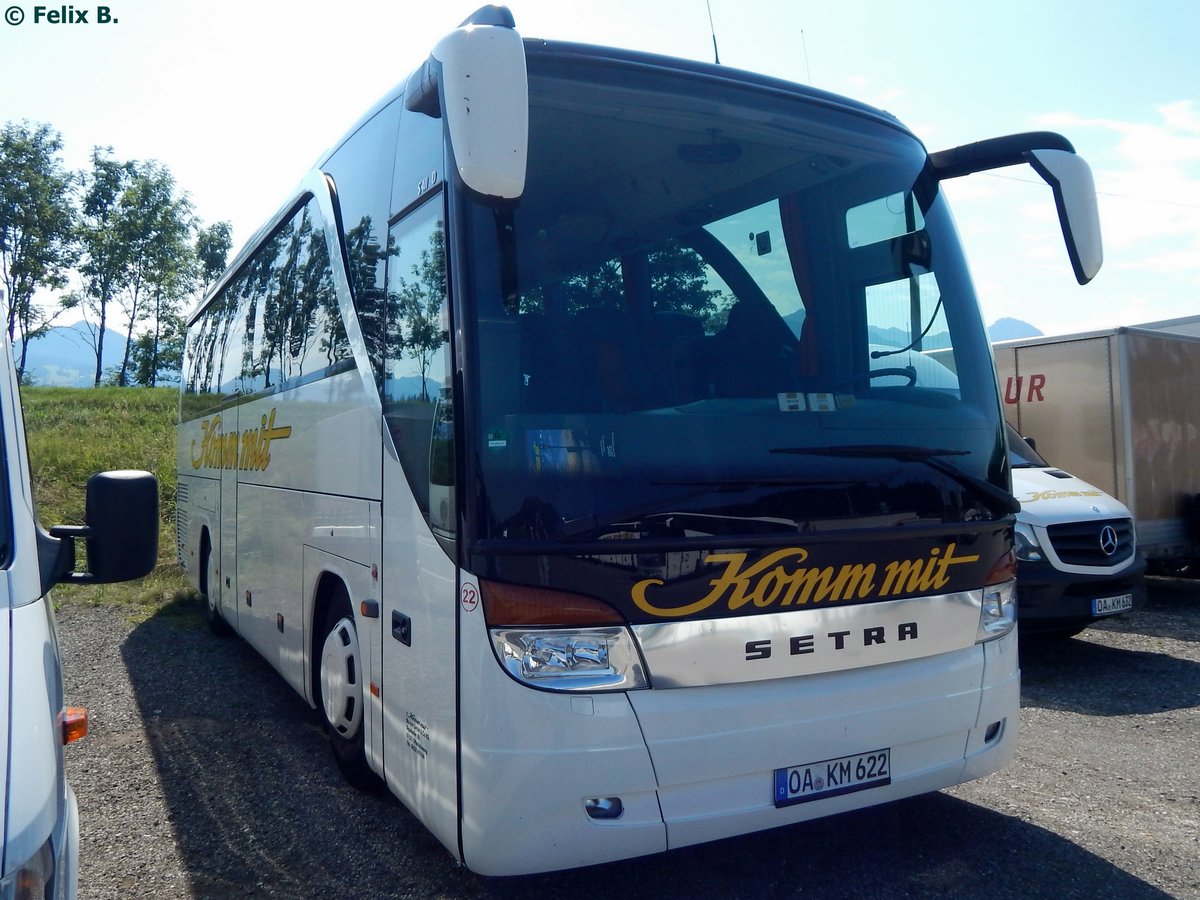 Setra 411 HD von Komm mit Reisen aus Deutschland in Ofterschwang.