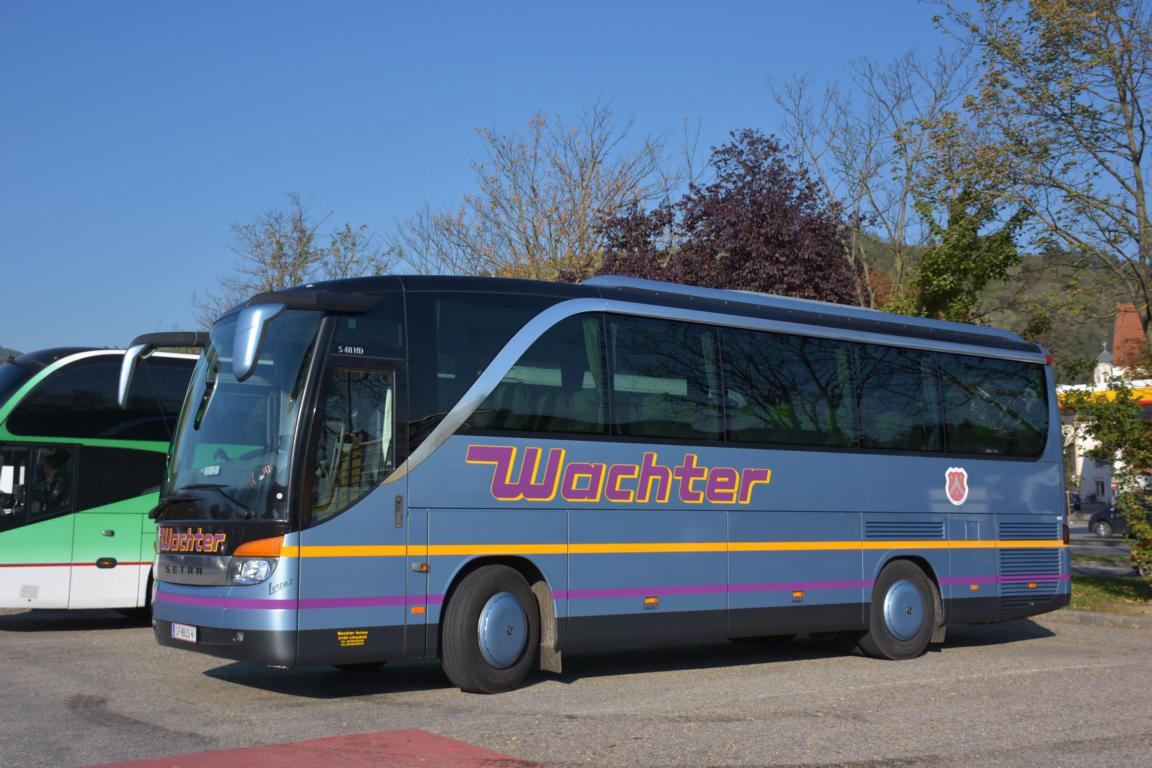 Setra 411 HD von Wachter Reisen aus sterreich 09/2017 in Krems.