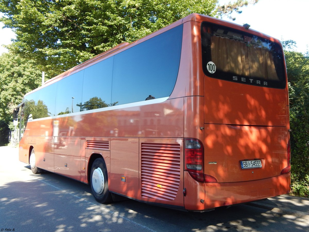 Setra 415 GT-HD von Inter-Trans aus Polen in T�bingen.
