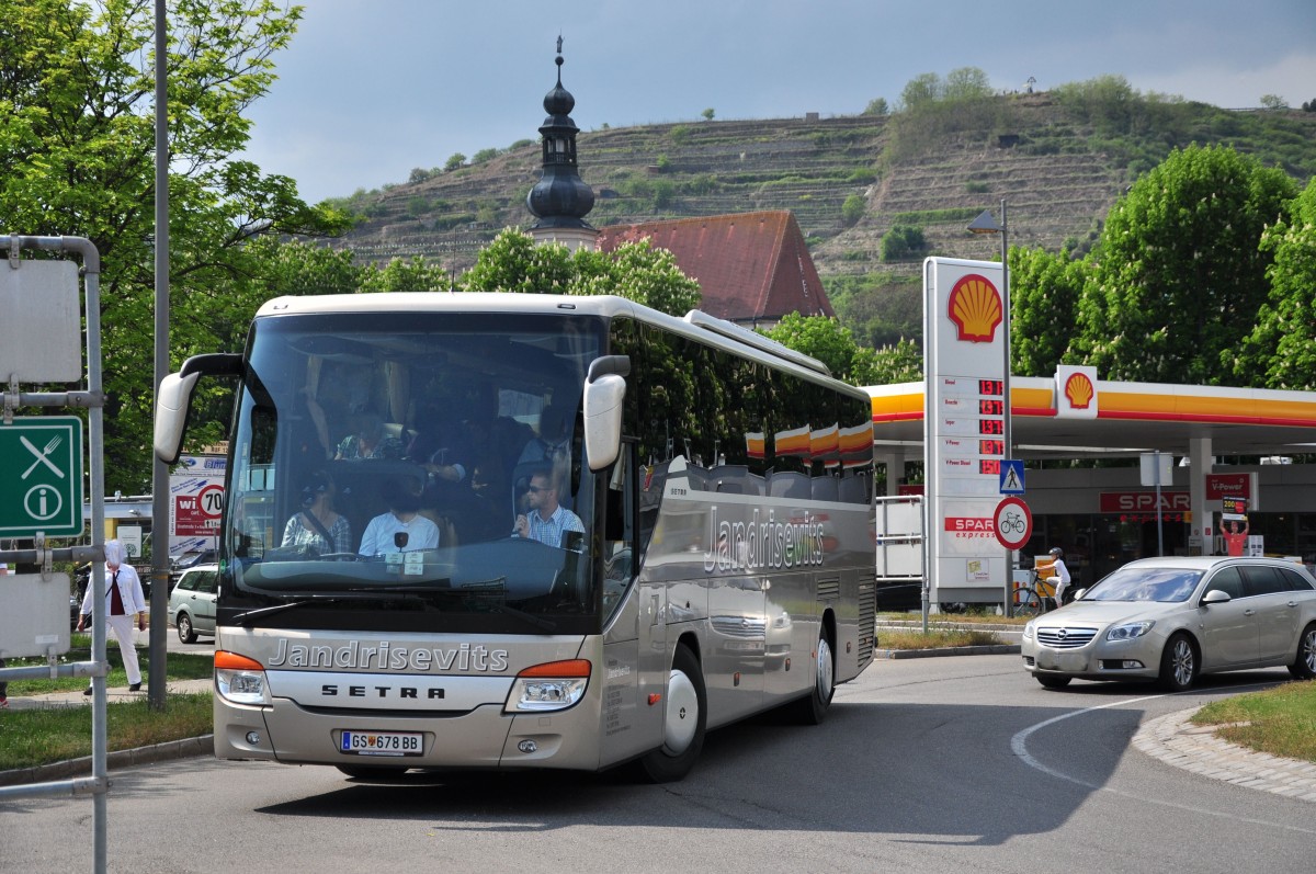 Setra 415 GT-HD von Jandrisevits aus �sterreich im Mai 2014 in Krems.