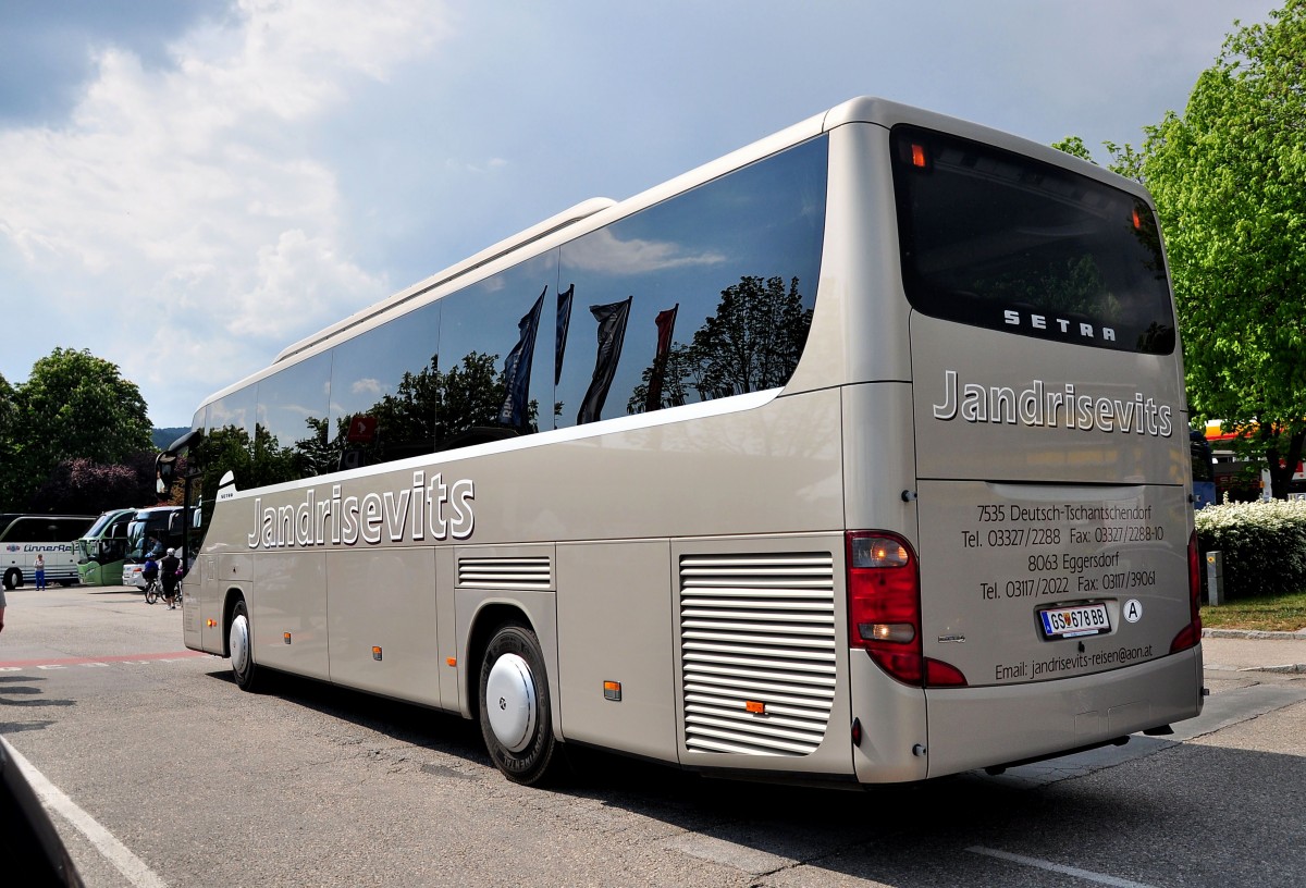 Setra 415 GT-HD von Jandrisevits aus �sterreich im Mai 2014 in Krems.