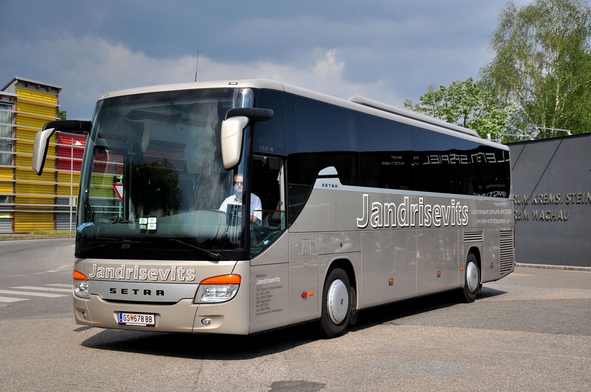 Setra 415 GT-HD von Jandrisevits aus �sterreich im Mai 2014 in Krems.