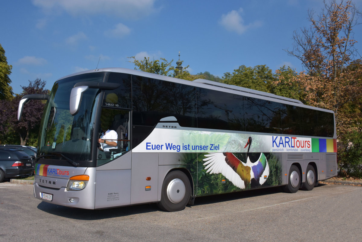 Setra 415 GT- HD von Karl Tours aus �sterreich 2017 in Krems.