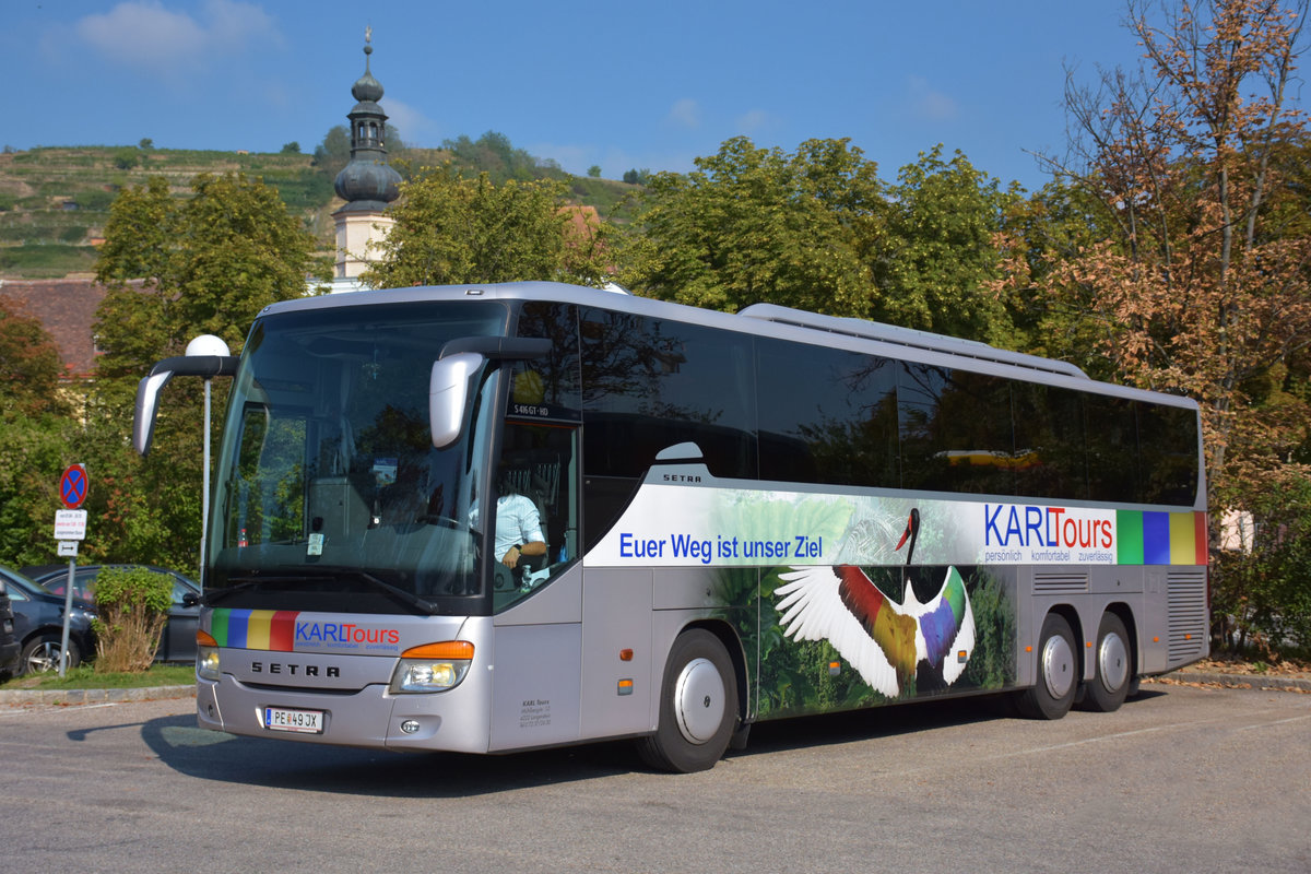 Setra 415 GT- HD von Karl Tours aus �sterreich 2017 in Krems.