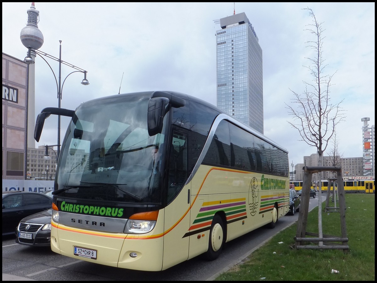 Setra 415 HD von Christophorus aus sterreich in Berlin.