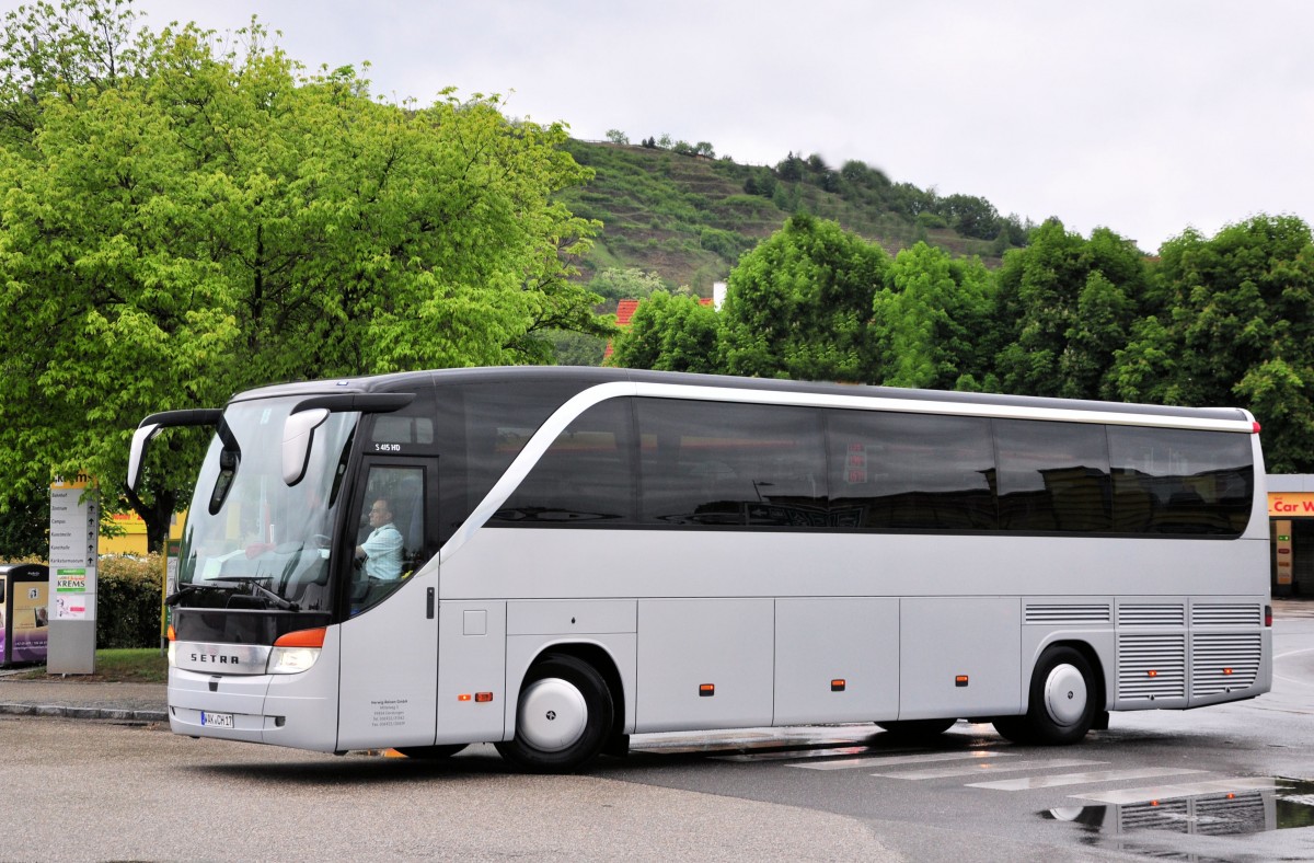 Setra 415 HD von Herwig Reisen aus Deutschland am 17.Mai 2014 in Krems.