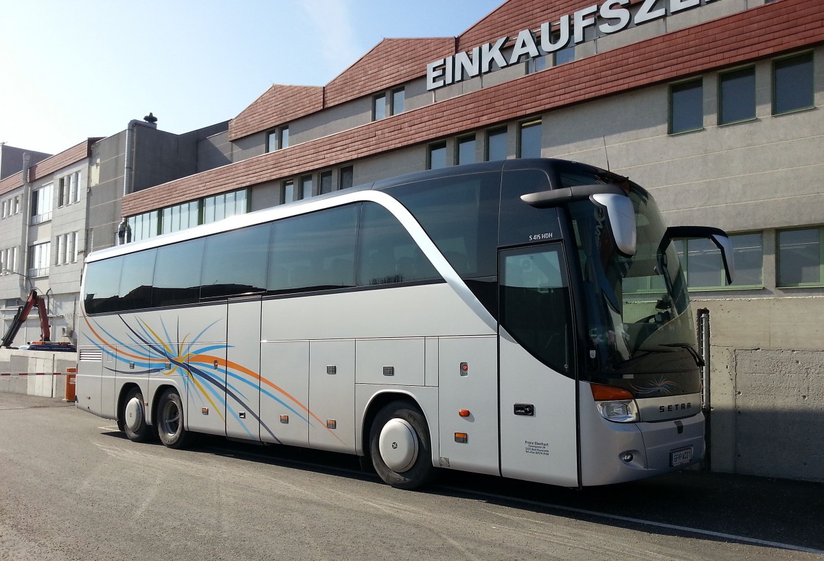 SETRA 415 HDH von Franz EBERHART Reisen aus Nieder�sterreich,Krems,10.3.2014.