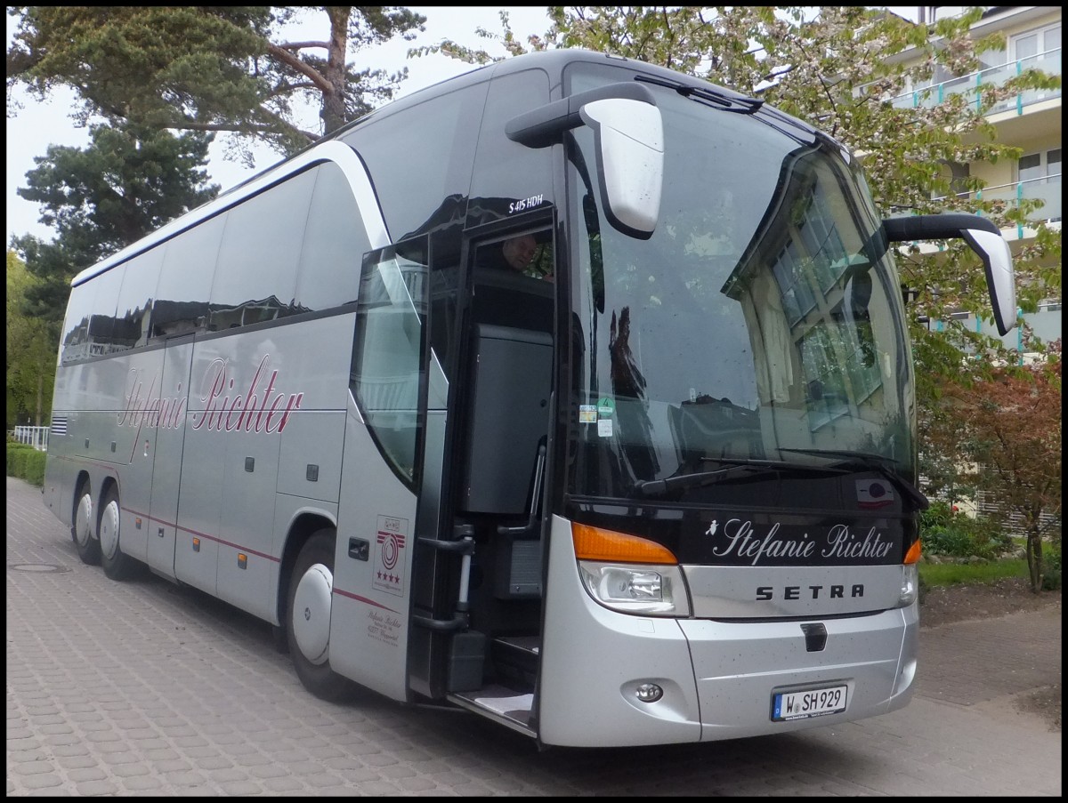 Setra 415 HDH von Stefanie Richter aus Deutschland in Binz. 