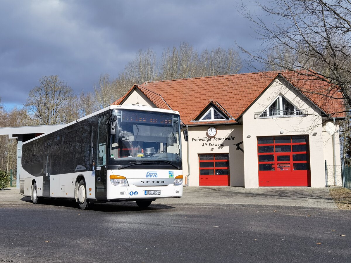 Setra 415 LE Business der MVVG in Alt Schwerin.