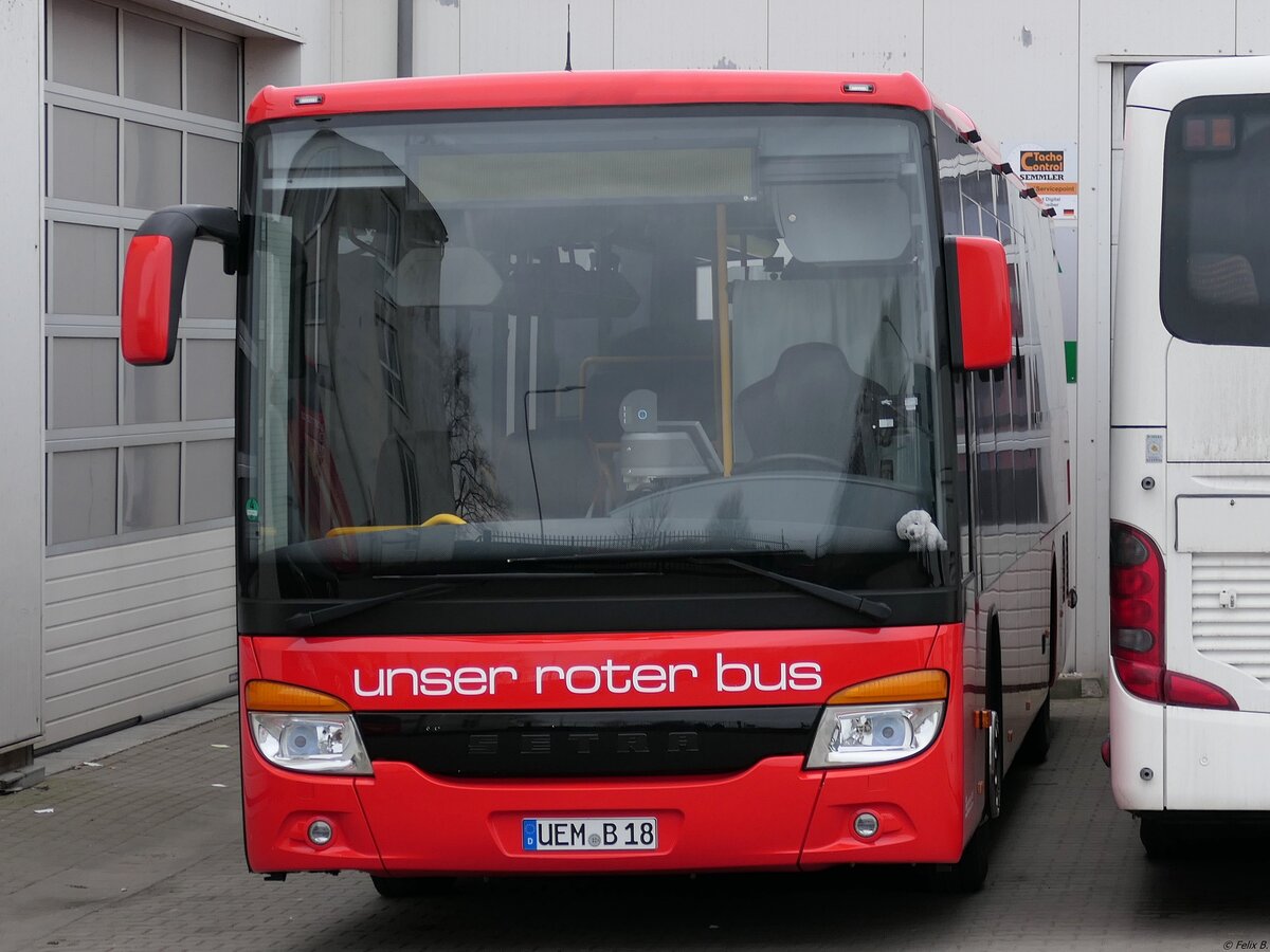 Setra 415 LE Business von URB aus Deutschland in Ueckermünde.