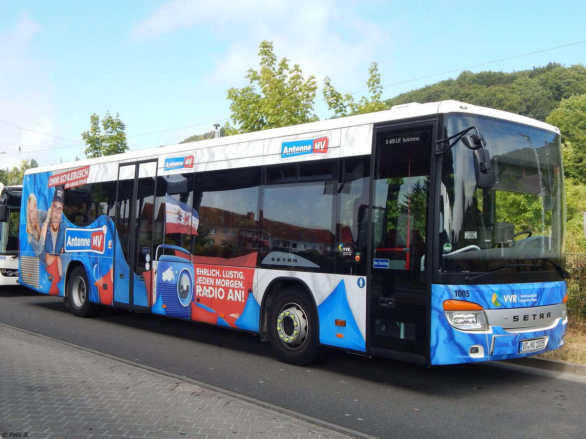 Setra 415 LE Business der VVR in Sassnitz. 