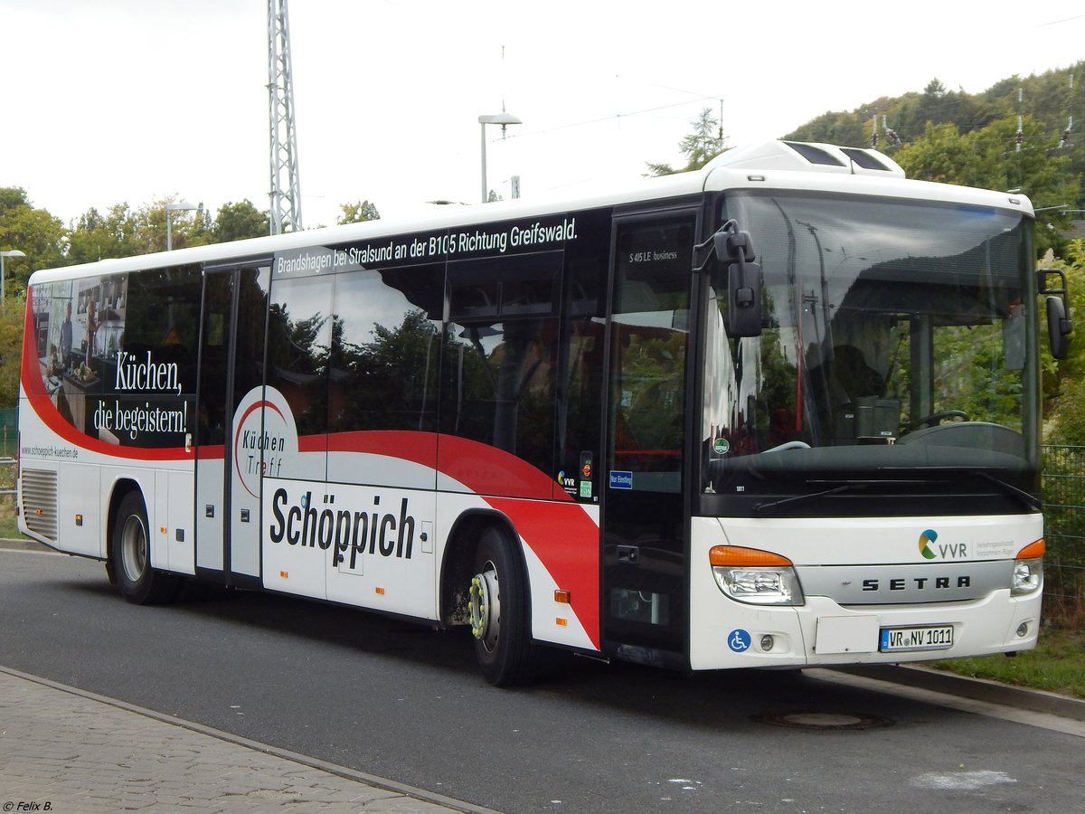 Setra 415 LE Business der VVR in Sassnitz.