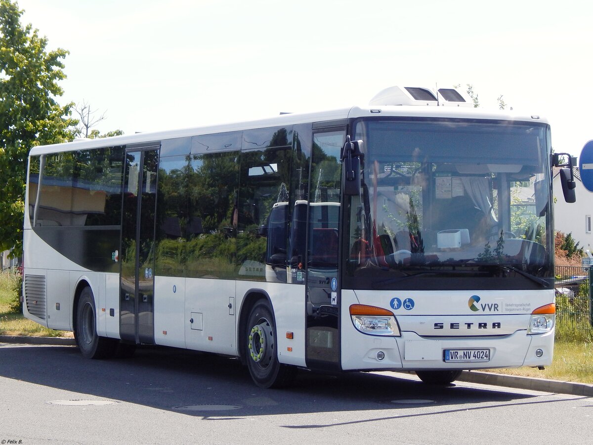 Setra 415 LE Business der VVR in Sassnitz.