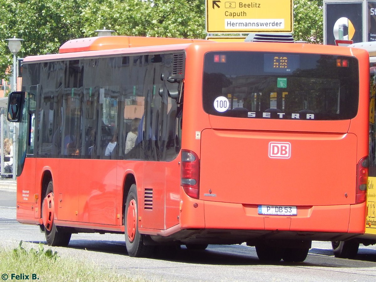 Setra 415 NF von DB Regiobus Ost GmbH in Potsdam.