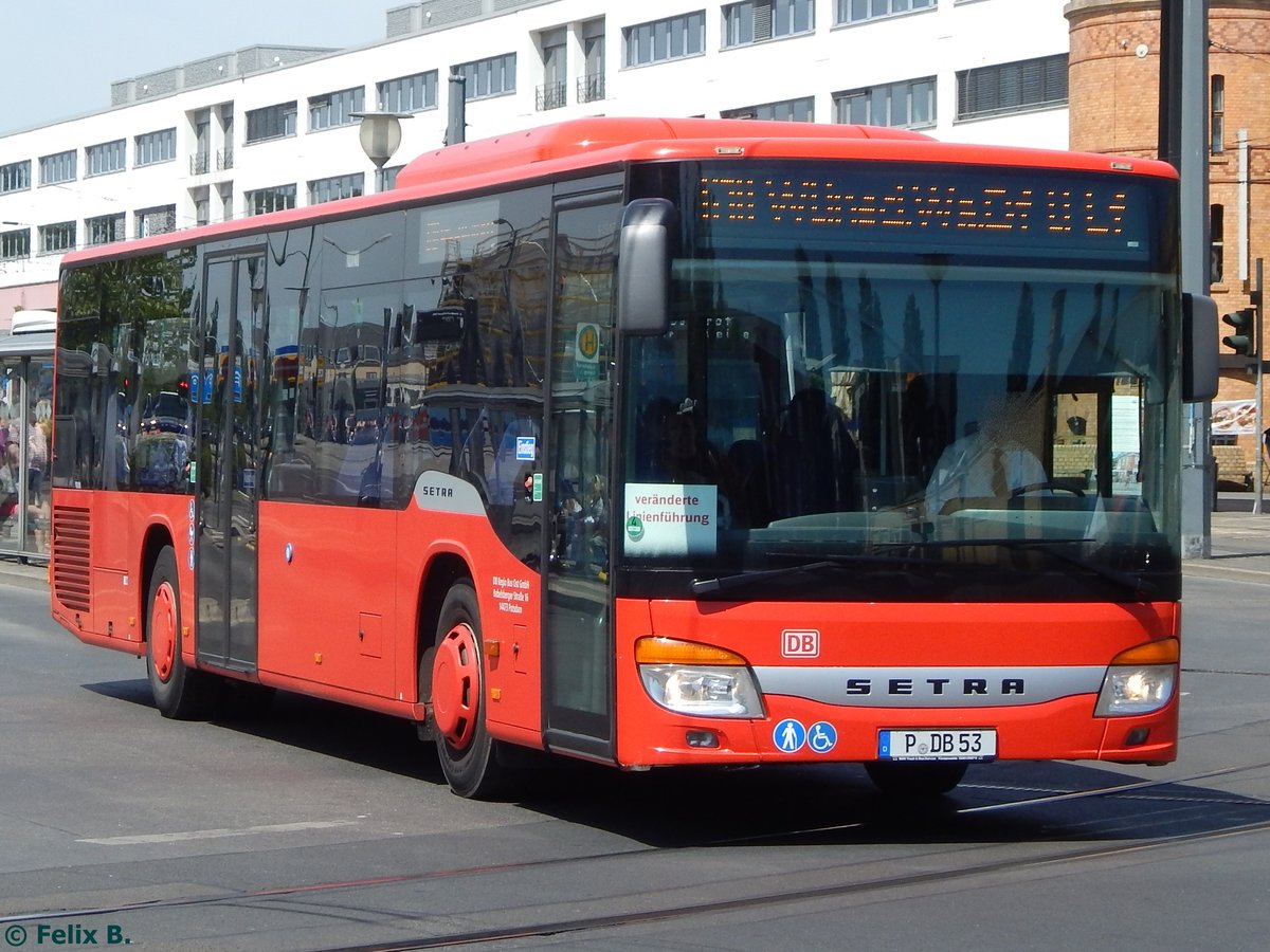 Setra 415 NF von DB Regiobus Ost GmbH in Potsdam.