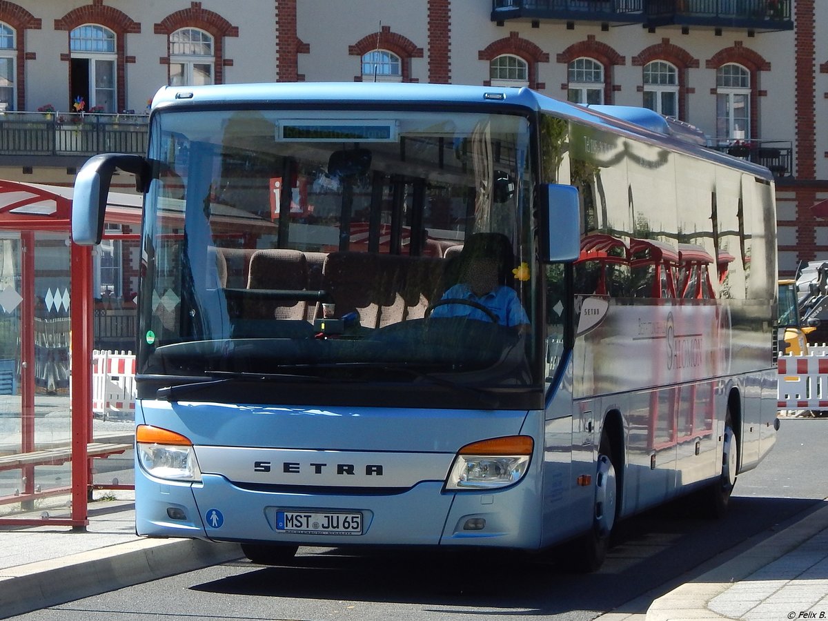 Setra 415 UL von Unger aus Deutschland in Neustrelitz.