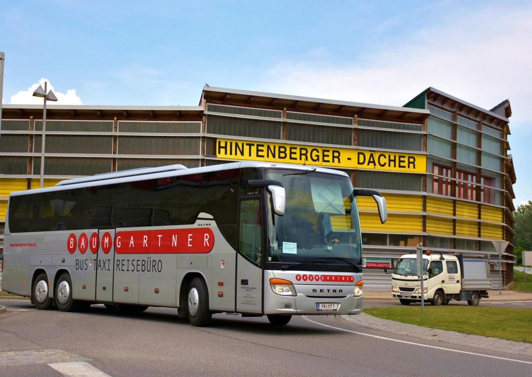 Setra 416 GT-HD von Baumgartner Reisen aus �sterreich im Mai 2018 in Krems.