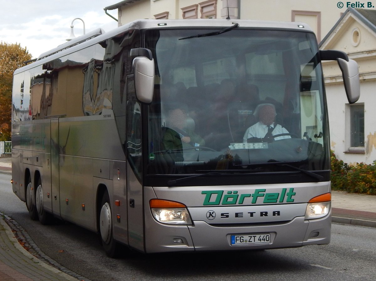 Setra 416 GT-HD von Dörfelt aus Deutschland in Sassnitz.