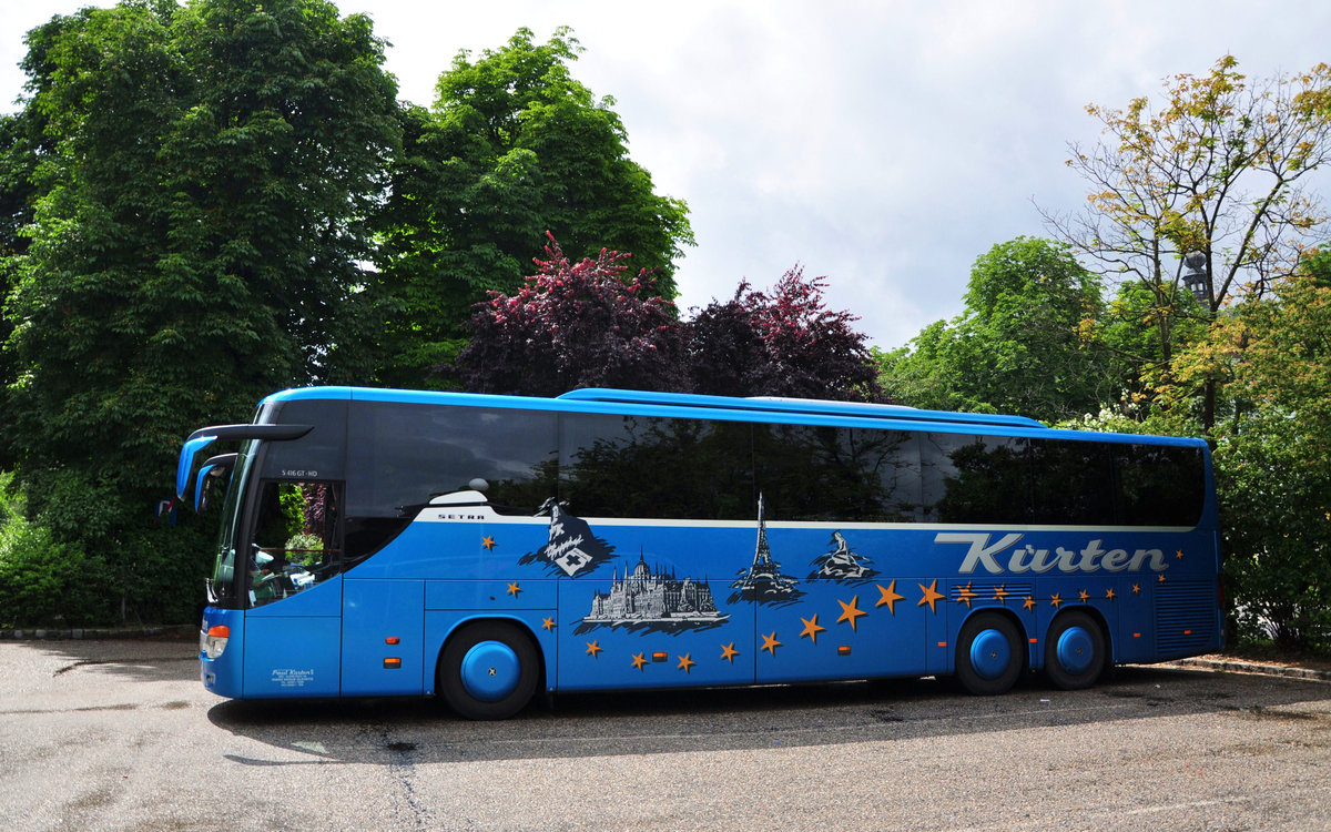 Setra 416 GT-HD von Paul K�RTEN Reisen aus der BRD in Krems gesehen.