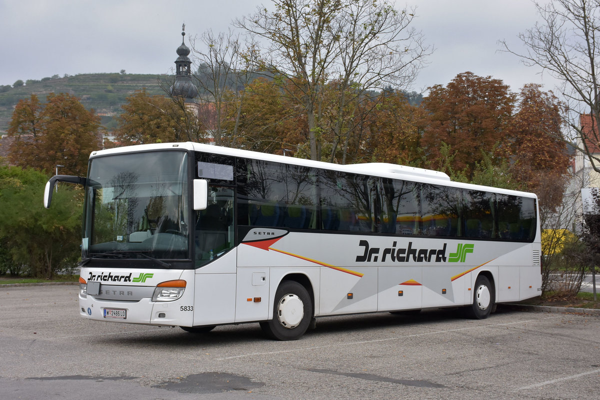 Setra 416 H von Dr. Richard Reisen aus �sterreich 09/2017 in Krems.