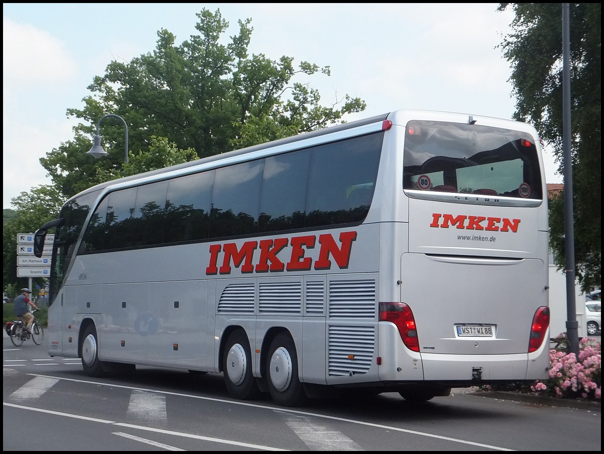 Setra 416 HDH von Imken aus Deutschland in Binz. 