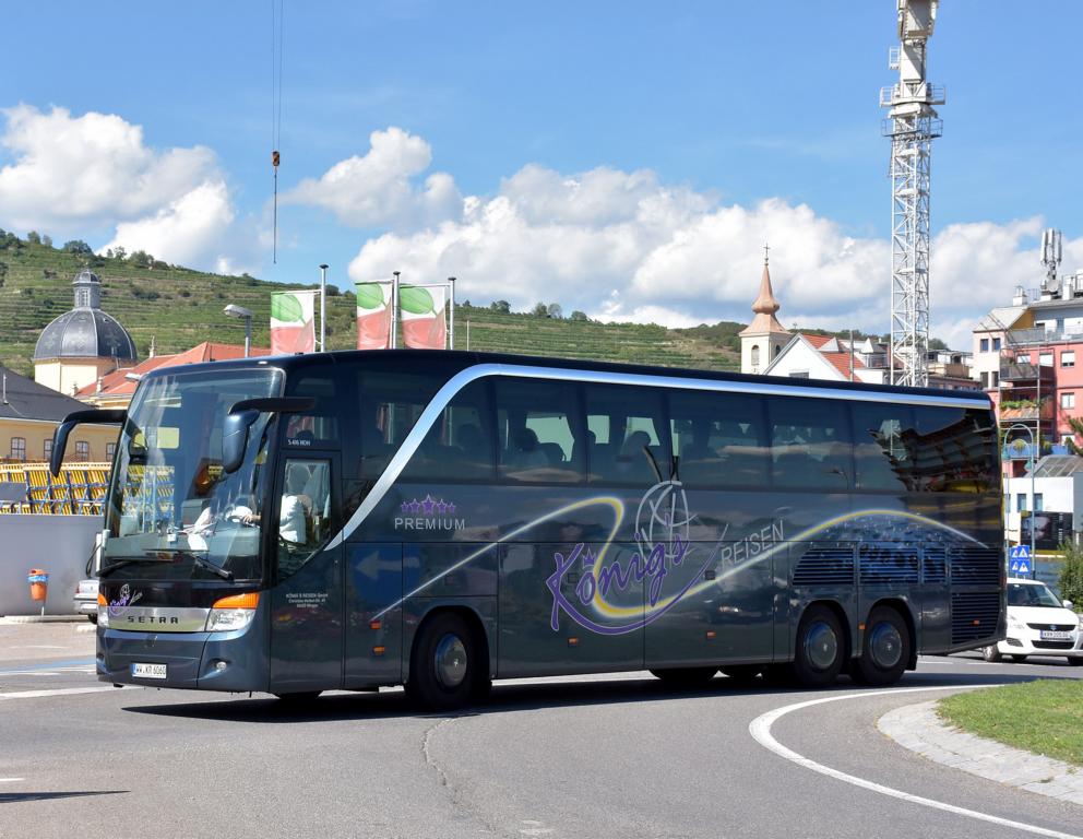 Setra 416 HDH von K�nig`s Reisen aus der BRD im August 2017 in Krems.