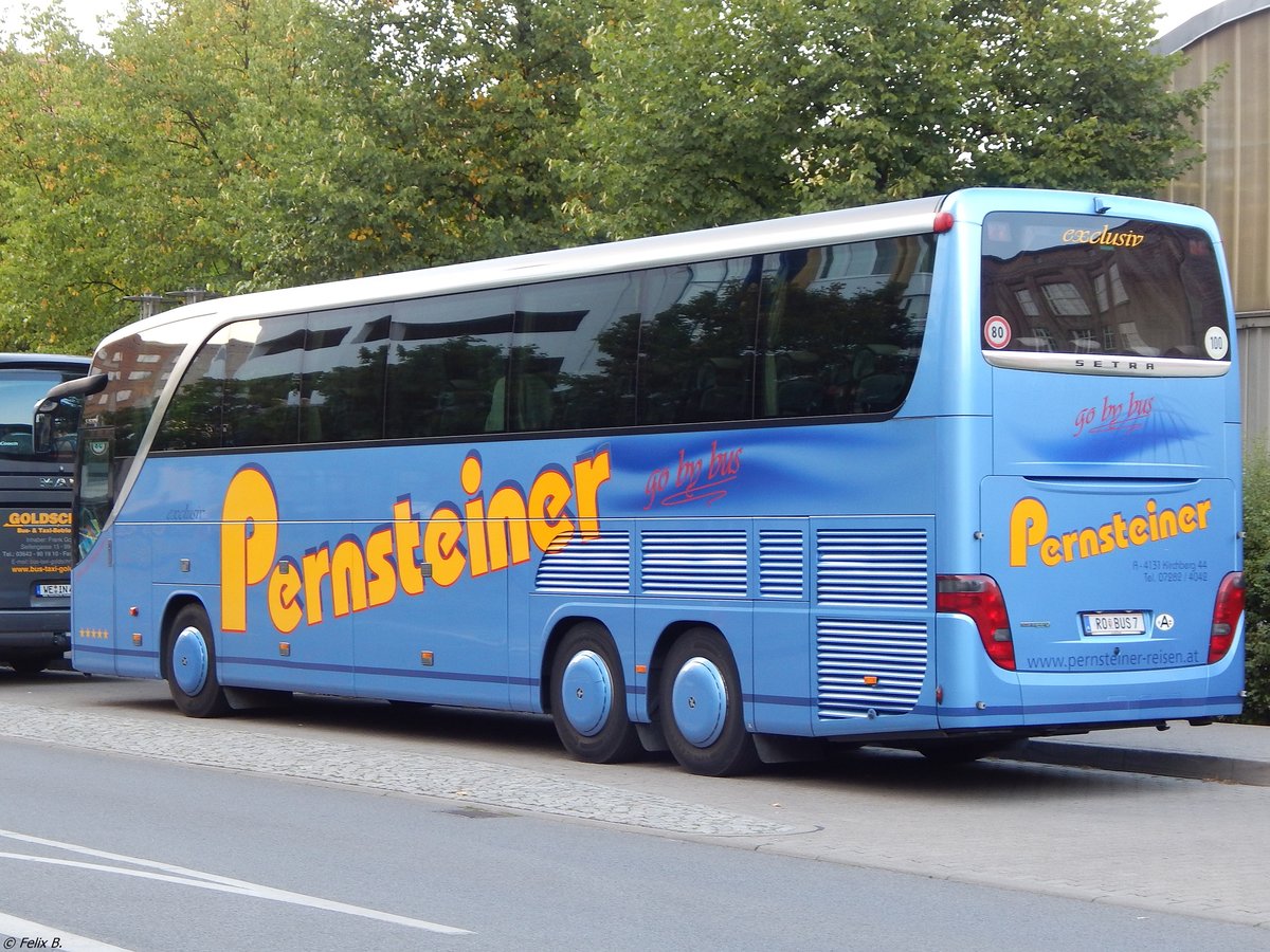 Setra 416 HDH von Pernsteiner aus Österreich in Neubrandenburg.