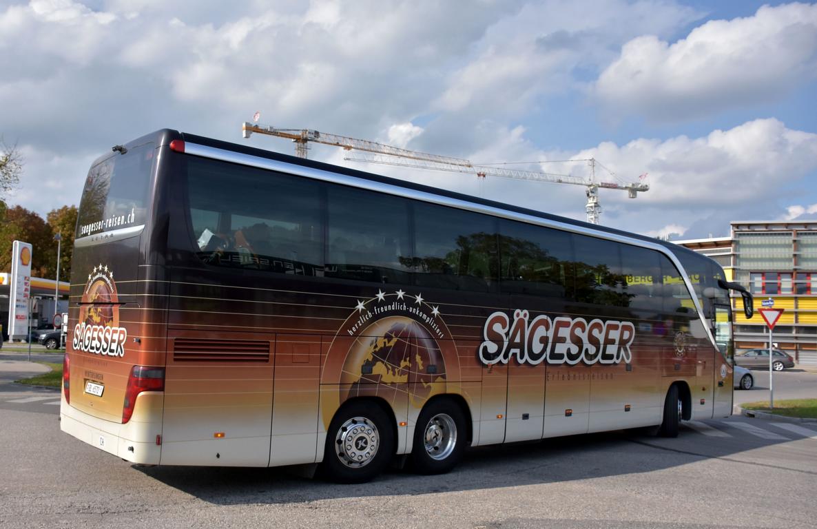 Setra 416 HDH von S�gesser Reisen aus der CH 09/2017 in Krems.