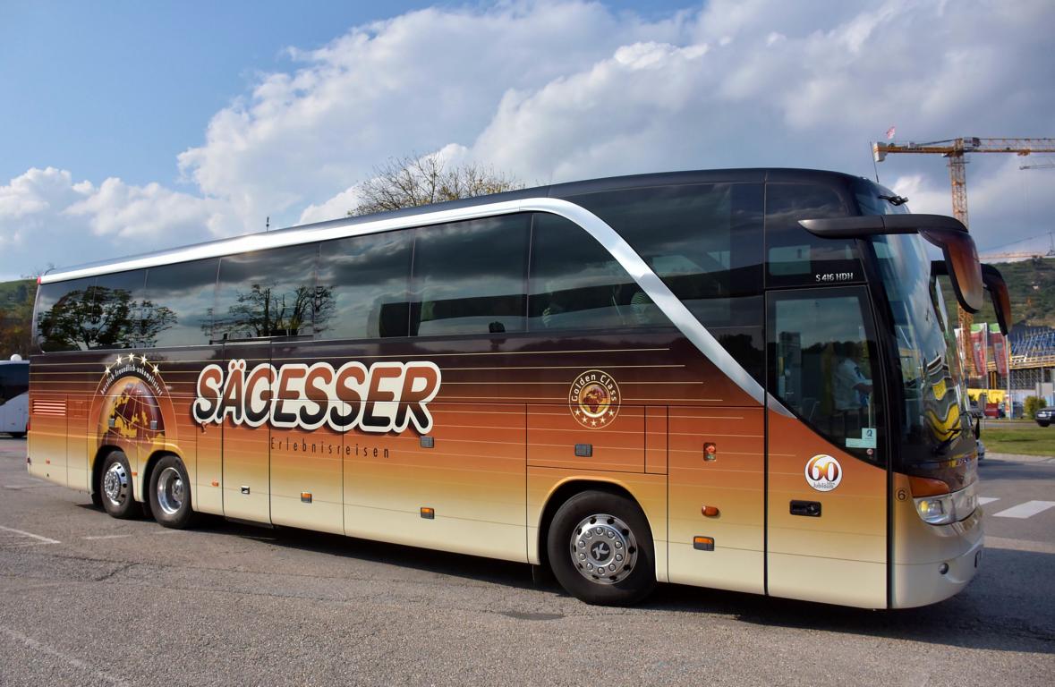 Setra 416 HDH von S�gesser Reisen aus der CH 09/2017 in Krems.