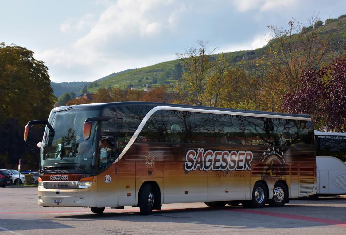 Setra 416 HDH von S�gesser Reisen aus der CH 09/2017 in Krems.