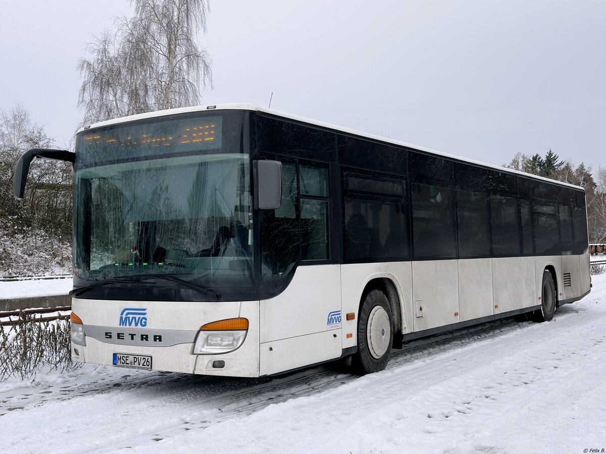 Setra 416 NF der MVVG in Plau am See. 