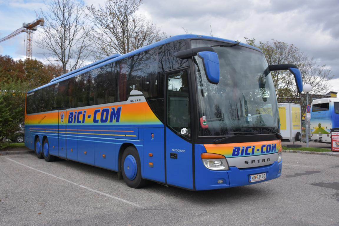 Setra 417 GT-HD von Bici-Com aus �sterreich 09/2017 in Krems.