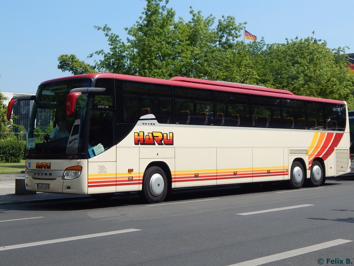 Setra 417 GT-HD von Haru aus Deutschland in Berlin.