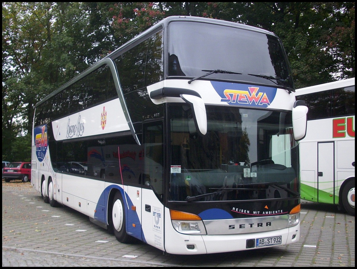 Setra 431 DT von Stewa aus Deutschland bei der Festung K�nigsstein.