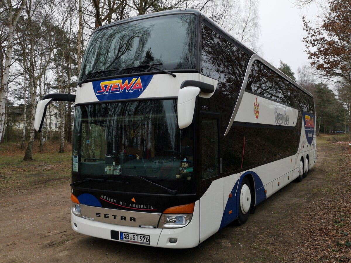 Setra 431 DT von Stewa aus Deutschland in Binz. 