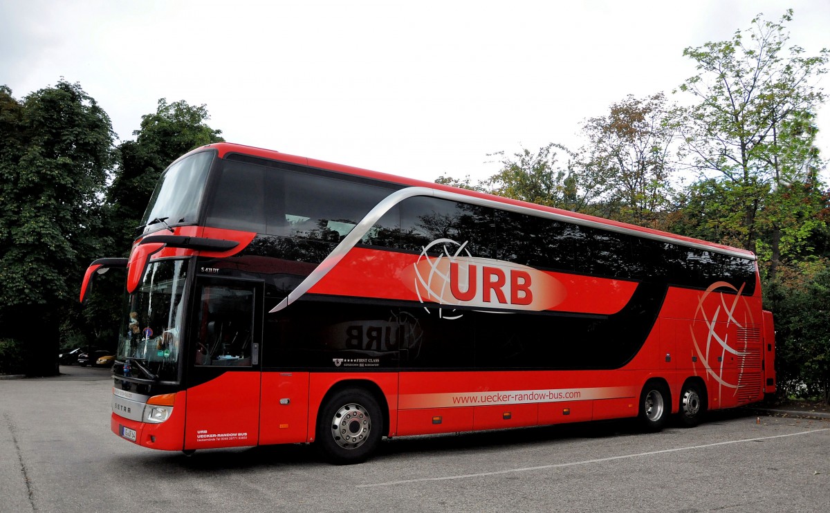 Setra 431 DT von URB / BRD im September 2013 in Krems unterwegs.