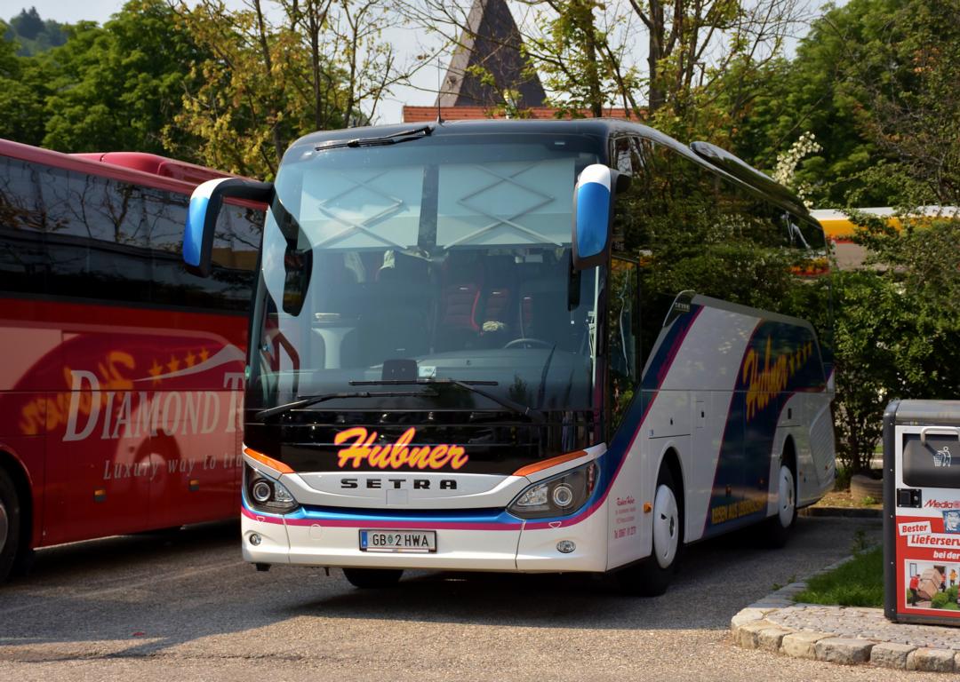 Setra 500er Serie von HUBNER Reisen aus �sterreich 2018 in Krems gesehen.