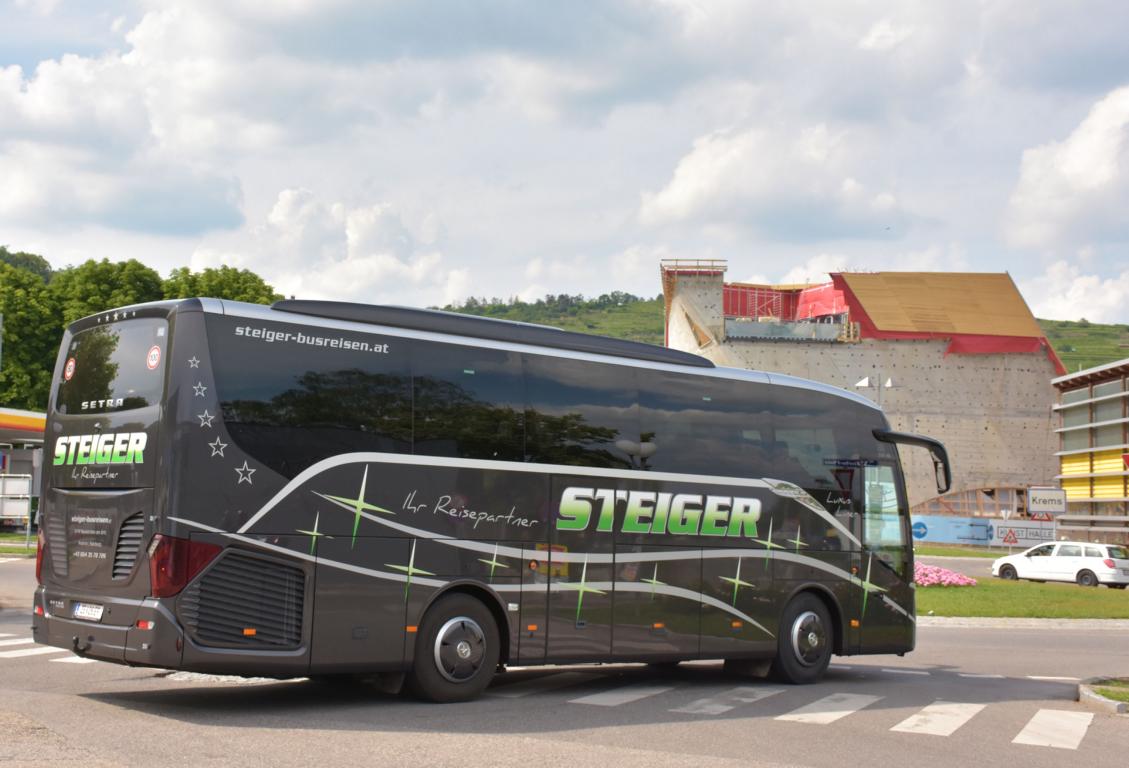 Setra 511 HD von STEIGER Busreisen aus �sterreich im Mai 2018 in Krems.