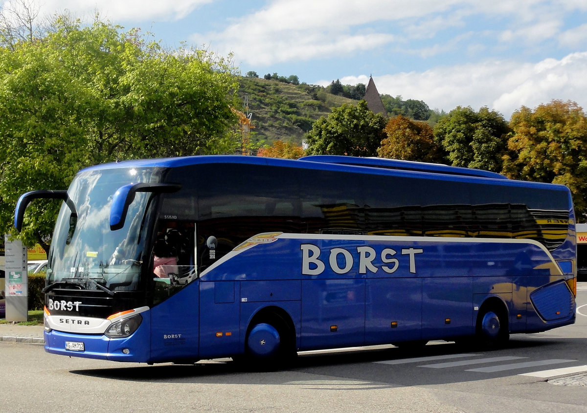 Setra 515 HD von Borst Reisen aus der BRD in Krems.