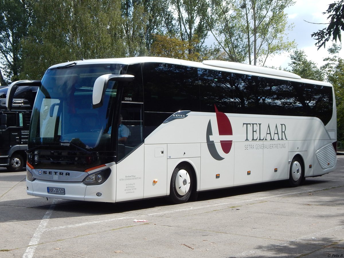 Setra 515 HD von Generalvertretung Telaar/Vorfhrwagen in Neubrandenburg.