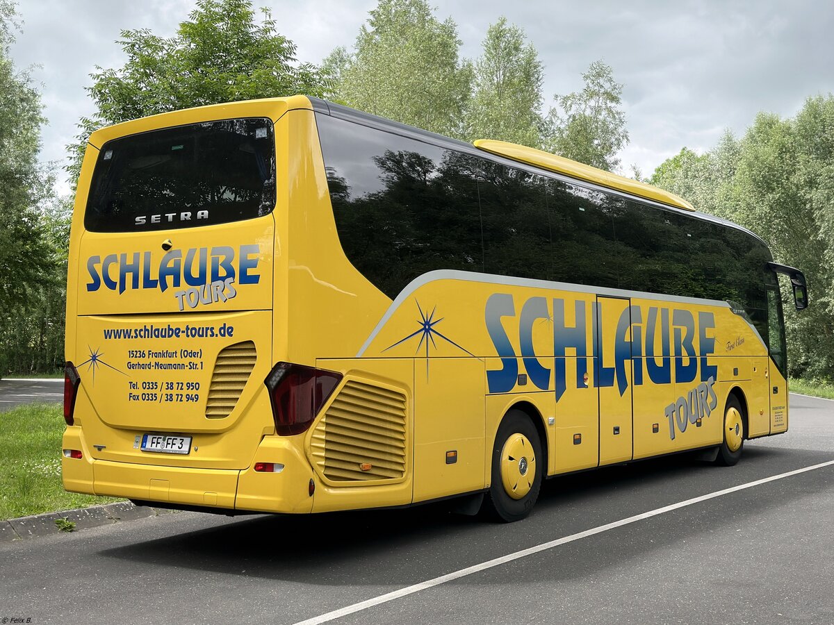 Setra 515 HD von Schlaube aus Deutschland in Plau am See.
