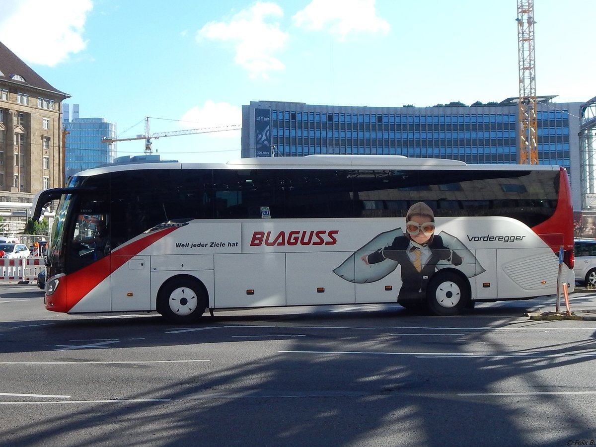 Setra 515 HD von Vorderegger/Blaguss aus sterreich in Stuttgart.