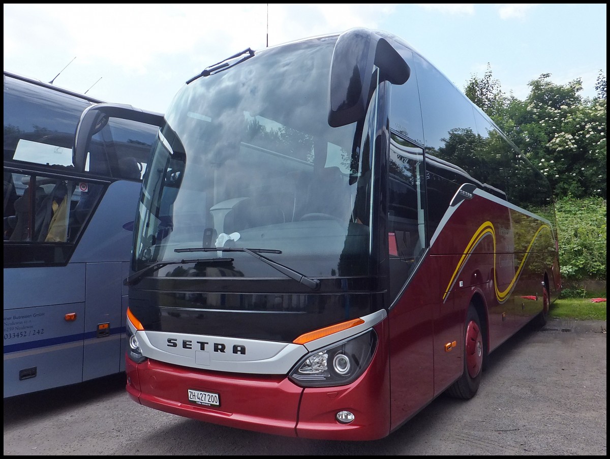 Setra 515 HD Vorf�hrwagen aus der Schweiz in Binz.