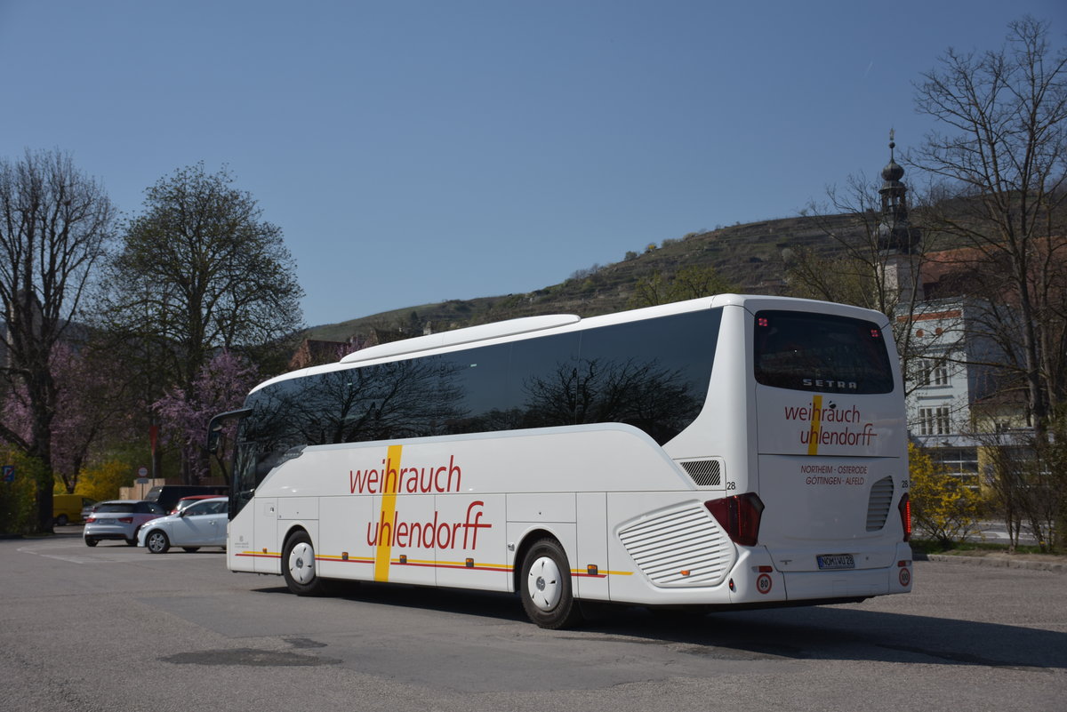Setra 515 HD von Weihrauch Ulendorff Reisen aus der BRD in Krems.